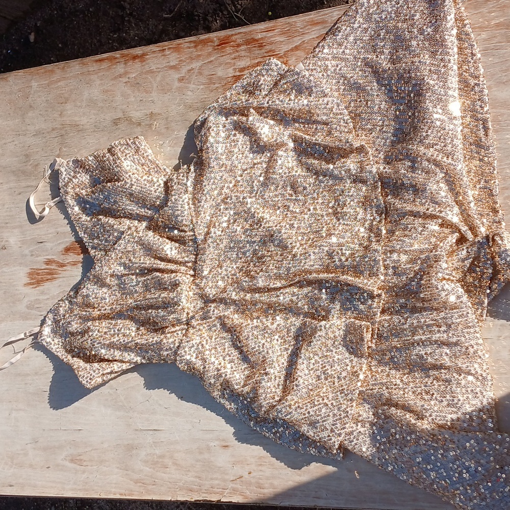 Glittery homecoming dress
